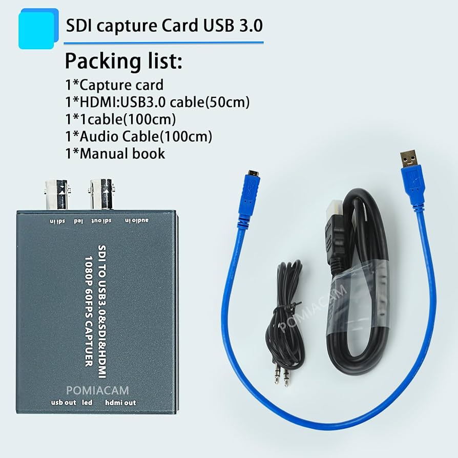 Amazon.co.jp: SDI to USB キャプチャカード USB 3.0 1080P